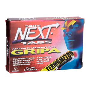 NEXT PARACETAMOL/CAFEINA/FENILEFRINA/CLORFENA 10 TAB 500mg/25mg/5mg/4mg